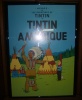 TINTIN  -  TINTIN  EN  AMERIQUE   -  ENCADRE  :  CADRE EN  BOIS  LACQUE -   50CM-70CM  -    BEAU - Posters