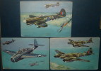 Illustré Par Louis PETIT.Avions Alliés(Serie III).HAWKER",Bristol 156,Grumman.be,feuilletées - 1939-1945: 2ème Guerre