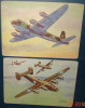 Illustré Par Louis PETIT.Avions Alliés(Serie II).SHORT"Stirling",CONSOLIDATED B24.Be,Feuilletées,plis - 1939-1945: 2ème Guerre