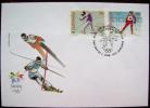 1998 SLOVENIA FDC WINTER OLYMPIC GAMES NAGANO JAPAN BIATHLON SKATING - Winter 1998: Nagano