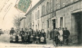 CPA 33 CAVIGNAC PRES DE BLAYE RUE NATIONALE FACE A LA POSTE 1906 - Blaye