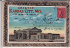 USA - 1929 - ENVELOPPE De 20 VUES DIFFERENTES De KANSAS Pour La YOUGOSLAVIE - CROIX GAMMEE - Cartas & Documentos