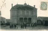 CPA 33 CAVIGNAC PRES DE BLAYE HOTEL DE VILLE 1906 Animée - Blaye