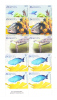 Dominica 2009 Coral Reef Fish Turtle Shark Blk Of 4 MNH - Dominica (1978-...)