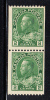 Canada MH Scott #133 Vertical Pair 2c George V - Admiral Issue - Ungebraucht