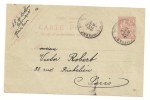 Lettre - TURQUIE - SALONIQUE Qtier FRANC - Càd S/EP Mouchon Du Levant 10 Cmes Rouge - 1906 - Autres & Non Classés