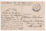 Cachet : " Trésor Et Postes Aux Armées ,  Casablanca " / Carte Du 14/10/14 (vue Du Désert ) - Cartas & Documentos