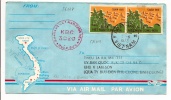 VIETNAM SUD FM N°1 (2 EX) TÀD QUAN-BUU 1973 + CACHET KBC 3020=QUANG TRI - Vietnamkrieg/Indochinakrieg