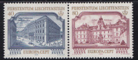 Europa -  Liechtenstein 2  Val  Un.639/640 - 1978