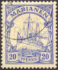 Germany Mariana Islands #20 SUPERB Used 20pf Kaiser's Yacht From 1901 - Islas Maríanas