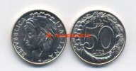 ITALIA MONETA DA 50 LIRE ITALIA TURRITA 1999 FDC - 50 Lire