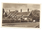 Stratford-upon-Avon (Royaume-Uni) : Anne Hathaway's Cottage With A Car In 1930 (lively). - Stratford Upon Avon