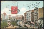 CPA Vintage Postcard New York Mulberry Bend Park Animé 1908 - Altri & Non Classificati