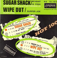 EP 45 RPM (7")  Jimmy Gilmer / The Surfaris  "  Sugar Shack  " - Rock