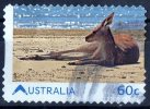 Australia 2011 Living Australia 60c Kangaroo On Beach Self-adhesive Used - - Gebraucht