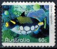 Australia 2010 Fishes Of The Reef 60c Clown Triggerfish Perf 11 Used - Gebruikt