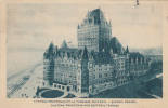 Québec Château Frontenac - Travelled 1937 - 2 Scans - Garneau - Good Condition - Stamp - Québec - Château Frontenac