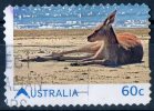 Australia 2011 Living Australia 60c Kangaroo On Beach Self-adhesive Used -- - Used Stamps