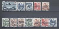 SWITZERLAND - 1947/48 VARIOUS SETS, 12 VALUES - V5112 - Ungebraucht