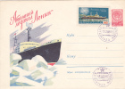 The Ice Breaker Atomic "LENIN", Commemorative Cover Stationery 1959 STAMPS Obliteration Concordante 1961 RUSSIA - Atomo