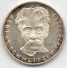 GERMANIA 5 MARCHI 1975 AG ALBERT SCHWEITZER - Gedenkmünzen