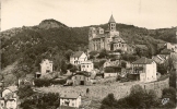 R / 60 / 12    - Saint-Nectaire  (63 )  ST. Nectaire Le Haut Et L'église  ( CPSM ) - Saint Gervais D'Auvergne