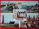 V7-29-finistere-lesconil--multivues-debarquement Du Poisson-roche Branlante-plage Rochers Goudou- Malamoks- Manoir Kerlu - Lesconil