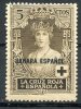 MARRUECOS (SAHARA), 1926, PRO CRUZ ROJA, VALOR PRINCIPAL* - Maroc Espagnol