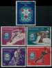 PANAMA / WINTER OLYMPIC GAMES / GRENOBLE 68 / 5 VFU STAMPS / 3 SCANS . - Winter 1968: Grenoble