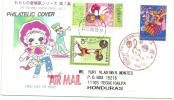 Cover Japan To Honduras 1998 - Lettres & Documents