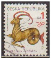 Chequia República 1998 Scott 3063 Sello º Signos Del Zodíaco Capricornio Michel 199 Czech Republic Stamps Timbre - Oblitérés