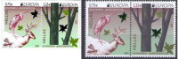 2011 - GRECIA / GREECE - EUROPA CEPT - LE FORESTE / THE FORESTS - 2 STAMPS + 2 STAMPS FROM BOOKLET. MNH - 2011