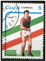 Cuba 1989 Scott 3110 Sello * Deportes Sport Futbol World Cup Football Italia 90 Michel 3273 Yvert 2922 Stamps Timbre - Neufs