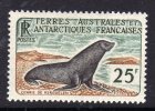 TAAF N° 16  X  Otarie De Kerguélen     Trace De Charnière Sinon TB - Unused Stamps