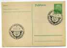 ENTIER POSTAL  STATIONERY ALLEMAGNE  CHASSE GIBIER EXPOSITION CERF TROPHE - Wild