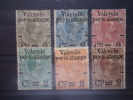 Italia 1890. Yvert 46-51 Without Gum - Neufs