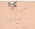 Nzérékoré Guinée Forestière Guinéa Afrique Colonie Française Lettre Par Avion Pour Marseille Marcophilie - Lettres & Documents