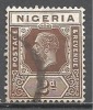 1 W Valeur Oblitérée, Used - NIGERIA - Georges V - YT Nr 23 * 1921/1931 - N° 5-7 - Nigeria (...-1960)