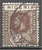 1 W Valeur Oblitérée, Used - NIGERIA - Georges V - YT Nr 23 * 1921/1931 - N° 5-8 - Nigeria (...-1960)