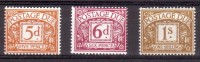 Groot-Brittannie 1968 MI 71-73 Postfris Porto - Strafportzegels