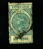 AUSTRALIA/SOUTH AUSTRALIA - 1904  6d. BLUE GREEN  FINE  USED - Usati