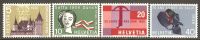Switzerland 1958 Mi# 653-656 ** MNH - Unused Stamps