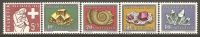 Switzerland 1958 Mi# 657-661 ** MNH - Unused Stamps