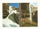 Cp, 48, Sur Les Monts D'Aubrac, La Cascade De Deroc, Près De Nasbinals, Multi-Vues, Voyagée 1989 - Autres & Non Classés