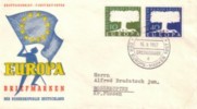 1957. Germany, Europa-Cept - FDC - 1957