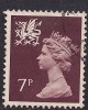 WALES GB 1978 7p PURPLE BROWN USED MACHIN STAMP SG W23. (H192) - Pays De Galles