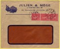 Lettre Julien & Mège, Lyon, Bd Hirondelles, 1930, Entrepr. De Pompes Chauffage, Forage, Relevage... - Covers & Documents