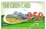 KENYA - SAFARICOM (GSM RECHARGE) - THE GREEN CARD: LANDSCAPE 250 EXP. 6.06  -  USATA -  RIF. 750 - Kenya