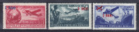 Romania 1952 Mi. A 1363-1364 Airmail Arienne Flugpost (1948) Overprinted Complete Set MNH** (2 Scans) - Ongebruikt