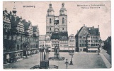 D2551   WITTENBERG : Melanchton- U. Lutherdenkmal, Rathaus, Stadtkirche - Wittenberg